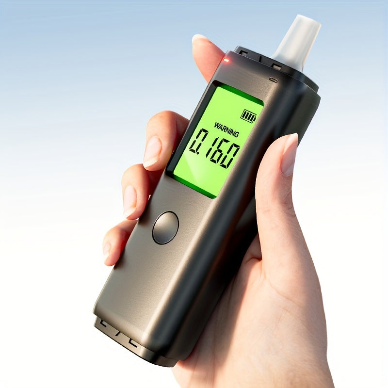 Professional USB Rechargeable Breathalyzer 508cm HD Screen Portable Alcohol Tester with Dual Detection Modes Quick Check  Precision Testing 36V Operating Voltage 001 Accuracy for Office  Personal Use